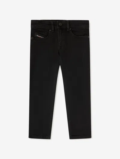 Shop Diesel Boys 5 Pocket Sleenker Jeans 8 Yrs Black