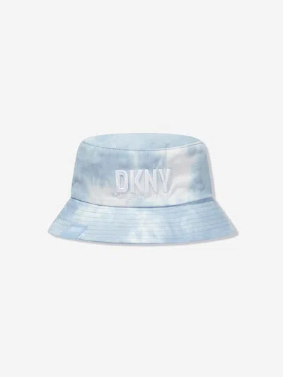 Shop Dkny Boys Bucket Hat In Blue