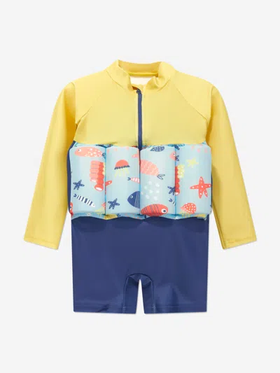 Shop Soli Swim Baby Boys Float Suit (upf50+) In Multicoloured