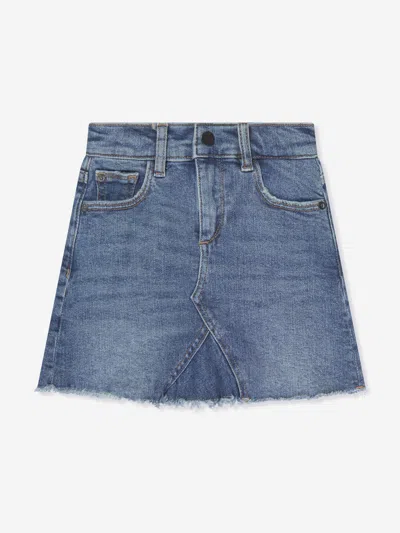 Shop Dl1961 Girls Jenny Mini Skirt In Blue