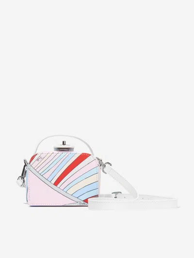 Shop Emilio Pucci Girls Iride Print Shoulder Bag