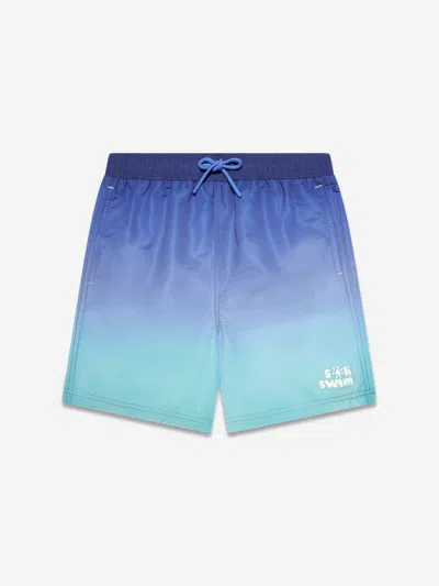 Shop Soli Swim Boys Swim Shorts (upf50+) In Blue