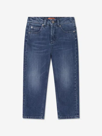 Shop Missoni Boys Slim Fit Jeans In Blue