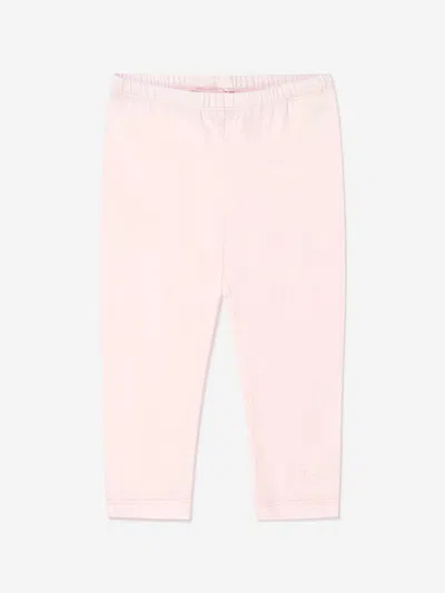 Shop Fendi Baby Girls Logo Print Leggings 6 Mths Pink