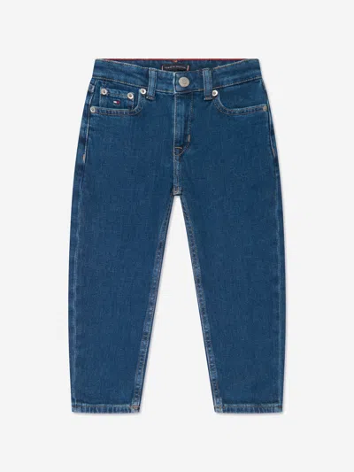 Shop Tommy Hilfiger Boys Archive Clean Wash Jeans In Blue