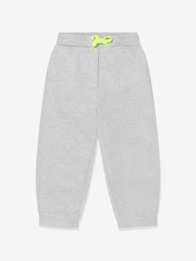 Shop Fendi Boys Ff Logo Pocket Joggers In Grey