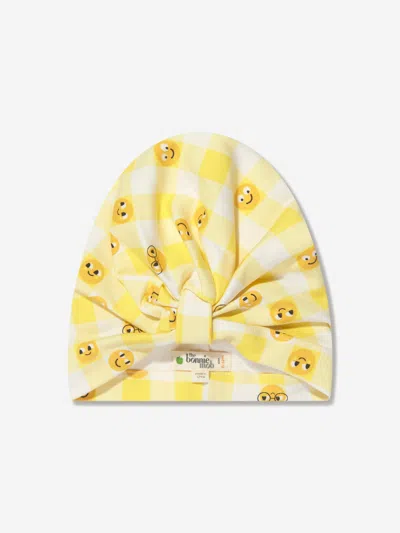 Shop The Bonnie Mob Baby Girls Tiddlywink Turban Hat In Yellow