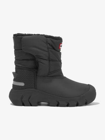 Shop Hunter Kids Intrepid Snow Boots Eu 28 Uk 10 Black