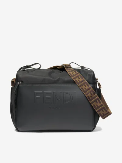 Shop Fendi Baby Changing Bag In Black