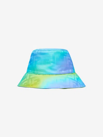 Shop Fendi Kids Metaverse Bucket Hat In Multicoloured