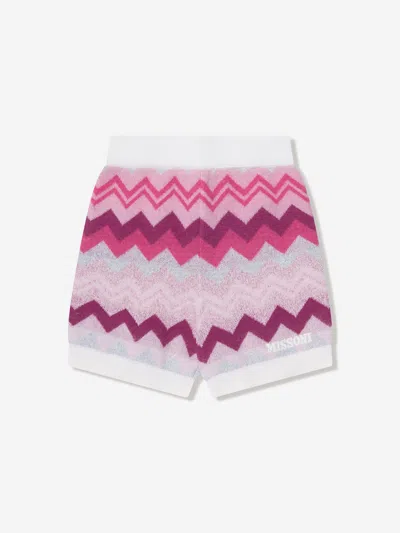 Missoni Zigzag Woven Slip-on Shorts In Multicoloured