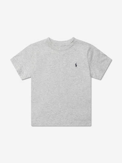Shop Ralph Lauren Boys T-shirt Us 2 - Uk 1.5 Yrs Grey