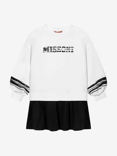 Shop Missoni Girls Sweater Dress In White