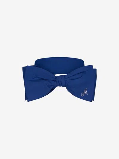 Monnalisa Girls Headband S 4 - 6 Yrs Blue In Blue