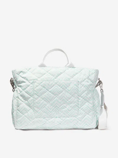 Shop Missoni Baby Zigzag Changing Bag In Blue
