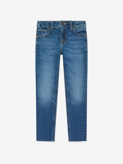 Shop Tommy Hilfiger Girls Nora Skinny Fit Jeans In Blue