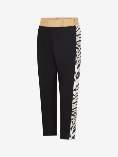 Roberto Cavalli Girls Joggers 6 Yrs Black In Black