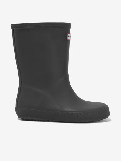 Hunter Kids Original First Classic Wellies Eu 25 Uk 8 Black In Black