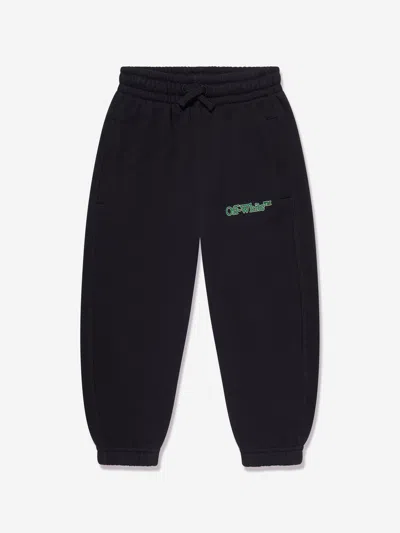 Shop Off-white Kids Big Bookish Joggers In Black