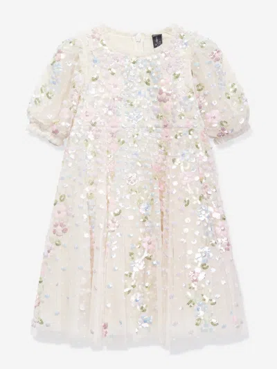 Shop Needle & Thread Girls Confetti Gloss Dress In Multicoloured