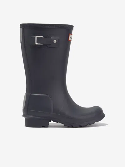 Hunter Unisex Wellies Eu 37 Uk 4 Blue In Blue