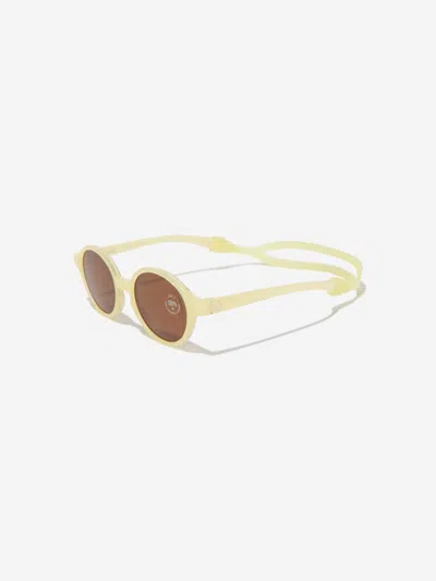 Shop Izipizi Kids Iconic Mini Sunglasses In Yellow