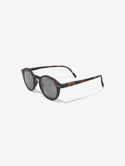 Shop Izipizi Kids Iconic Mini Sunglasses In Brown