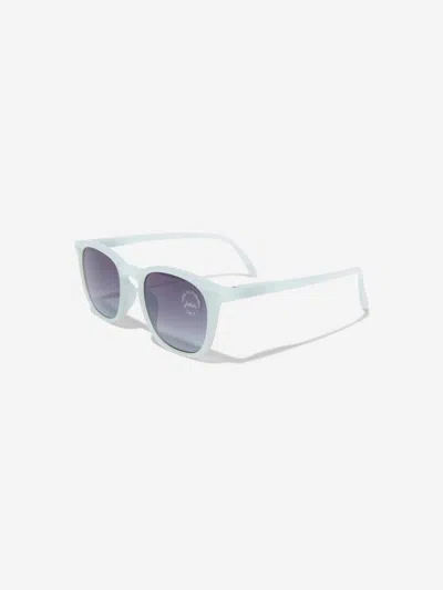 Shop Izipizi Kids Iconic Trapeze Sunglasses In Blue