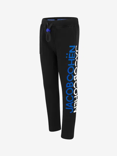 Shop Jacob Cohen Boys Logo Joggers 6 Yrs Black