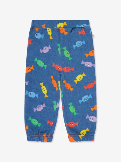 The Bonnie Mob Girls Sweetie Joggers In Blue
