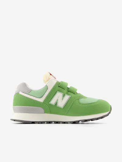 Shop New Balance Kids 574 Trainers In Green