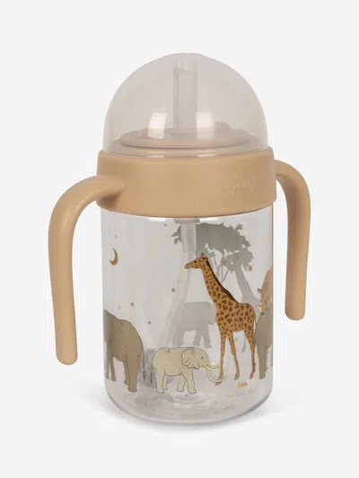 Shop Konges Slojd Baby Safari Bottle With Handle (15cm) One Size Multicoloured