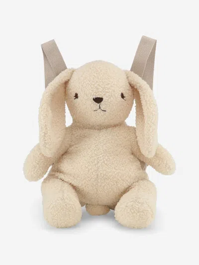 Shop Konges Slojd Kids Bunny Backpack In Ivory
