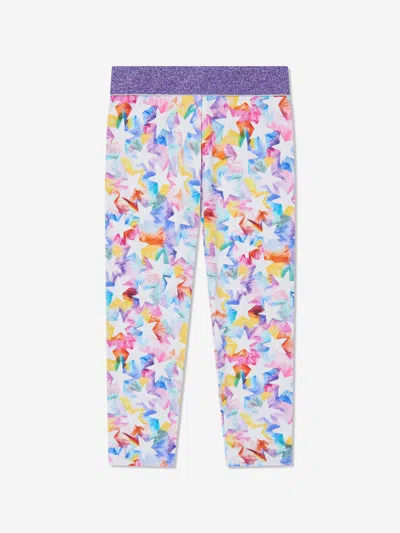 Shop Stella Mccartney Girls Star Print Leggings In Multicoloured