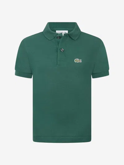 Shop Lacoste Boys Logo Polo Shirt 8 Yrs Green