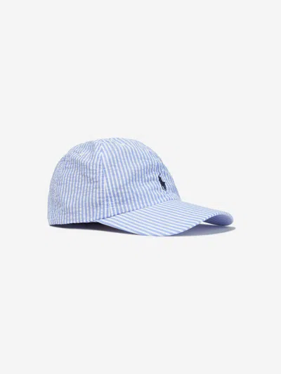Shop Ralph Lauren Boys Classic Sports Cap In Blue
