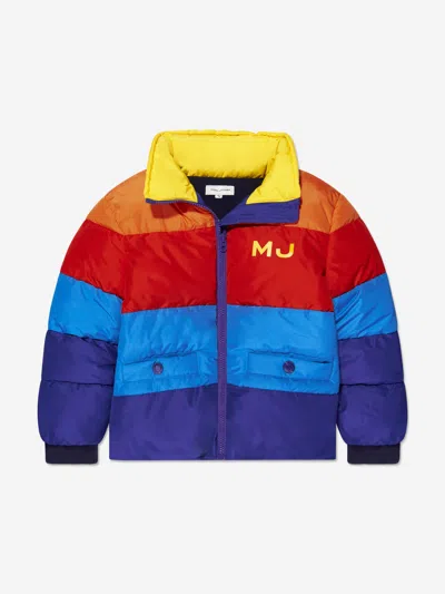 Shop Marc Jacobs Boys Puffer Jacket In Blue