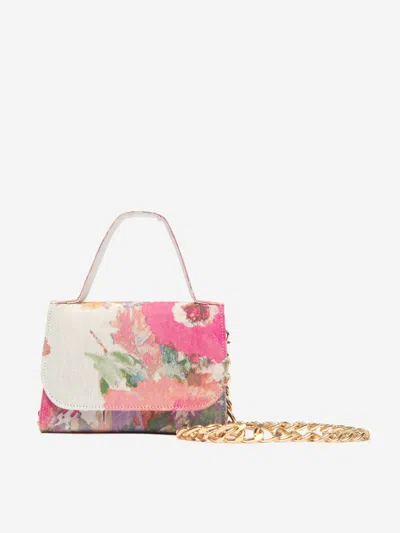 Shop Marchesa Girls Chain Embellished Mini Bag In Multicoloured