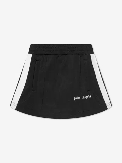 Shop Palm Angels Girls Track Skirt In Black
