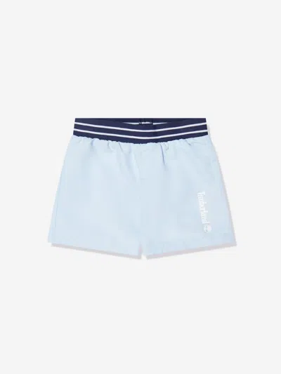Shop Timberland Baby Boys Swim Shorts In Blue