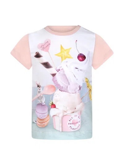 Shop Molo Baby Girls T-shirt 3 Mths Pink