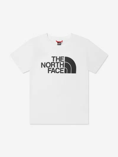 Shop The North Face Boys Easy T-shirt In White