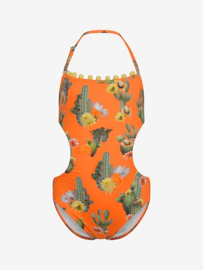 Shop Selini Action Girls Cactus Swimsuit 6 Yrs Orange