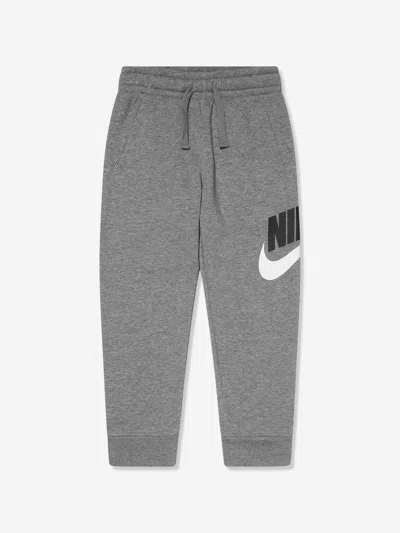 Shop Nike Boys Club Hbr Joggers In Grey
