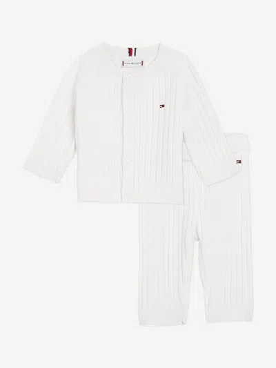 Shop Tommy Hilfiger Baby Tracksuit Gift Set In White