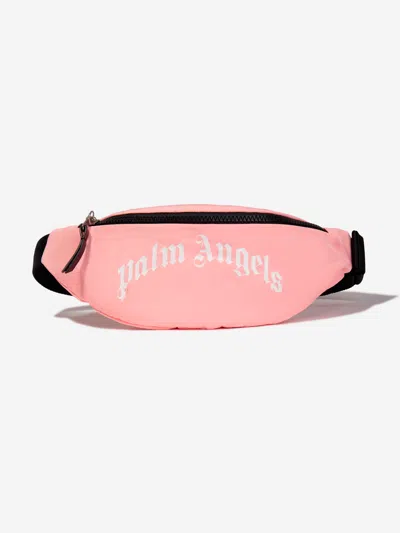 Shop Palm Angels Girls Curved Logo Belt Bag