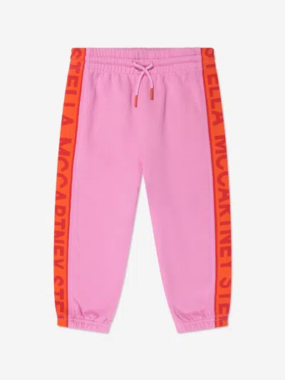 Shop Stella Mccartney Girls Sport Joggers In Pink
