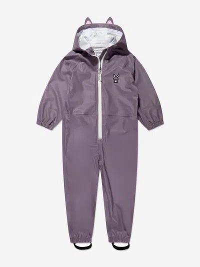 Shop Roarsome Girls Hop Puddle Suit In Purple