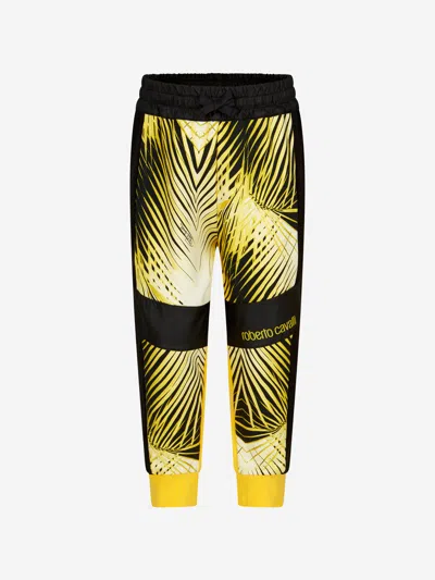 Roberto Cavalli Boys Joggers 5 Yrs Yellow In Yellow