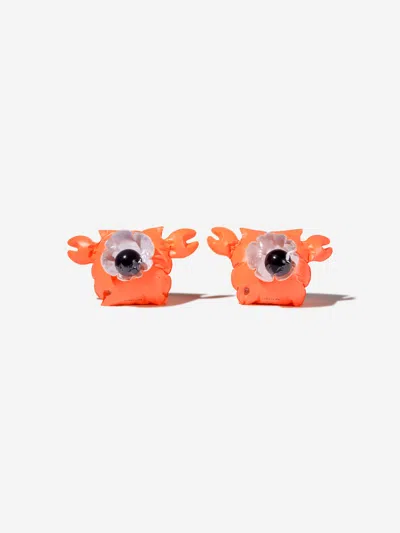 Shop Sunnylife Kids Sonny The Sea Creature Buddy Arm Bands In Orange